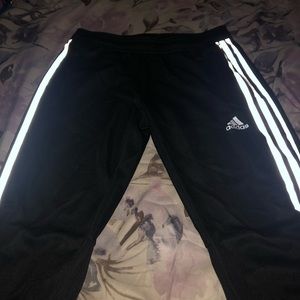 Reflective women’s adidas sweatpants